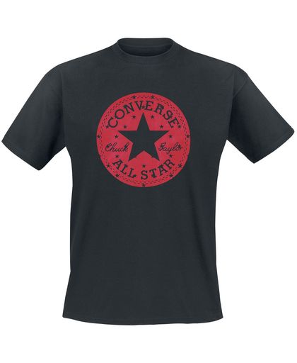 Converse Chuck Patch Star Fill Tee T-shirt zwart-rood