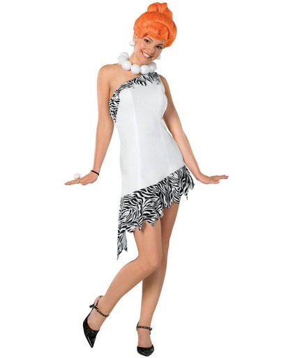 Wilma� de Flintstones� outfit voor vrouwen  - Verkleedkleding - Medium