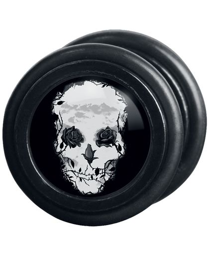 Wildcat Black Roses Skull Fake plug set standaard