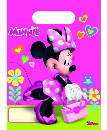 Minnie Mouse Uitdeelzakjes Happy 6 stuks
