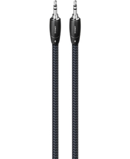 AudioQuest 1m Sydney 3.5mm 1m 3.5mm 3.5mm Zwart audio kabel