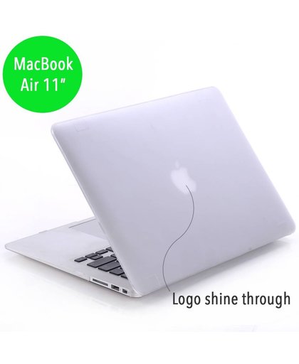 Lunso - hardcase hoes - MacBook Air 11 inch - mat transparant