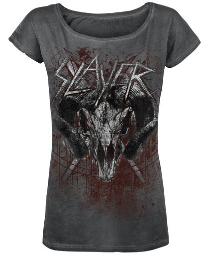 Slayer Mongo Goat Girls shirt donkergrijs