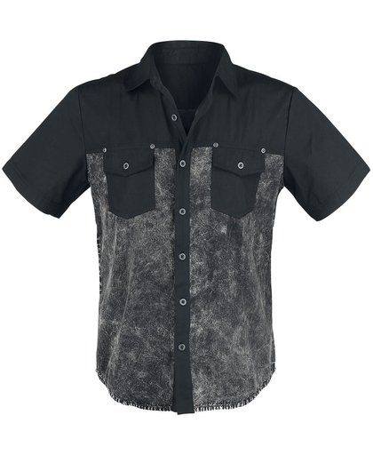 Black Premium by EMP Hard Decisions Overhemd zwart-grijs