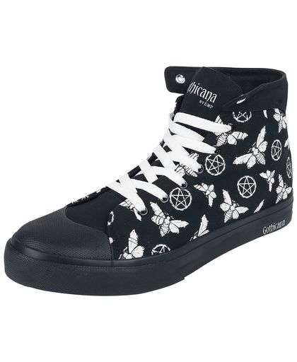 Gothicana by EMP Walk The Line Sneakers zwart