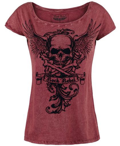 Rock Rebel by EMP All In The Mind Girls shirt bordeaux