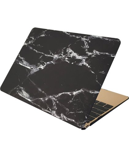 MobiGear Hard Case Marble Zwart / Wit voor Apple MacBook Pro Retina 15 inch