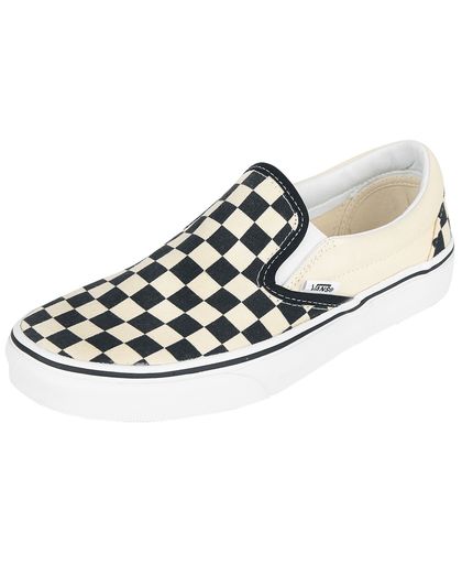 Vans Classic Slip On Checkerboard Sneakers zwart-gebroken wit
