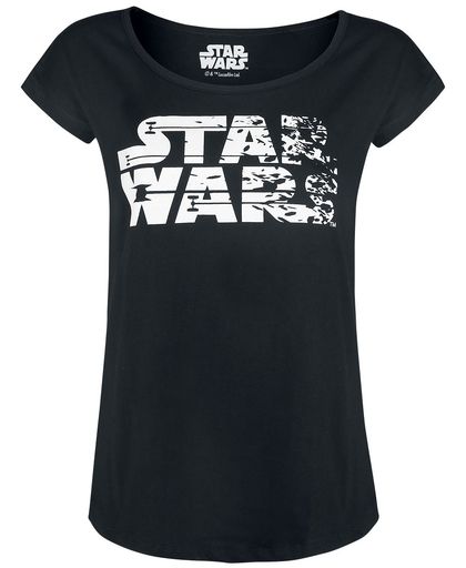 Star Wars Episode 8 - The Last Jedi - Logo Girls shirt zwart