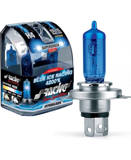 Simoni Racing Halogeen Lampen 'Blue Ice Racing' H11 (4200K) 12V/55W Set À 2 Stuks ECE-R37