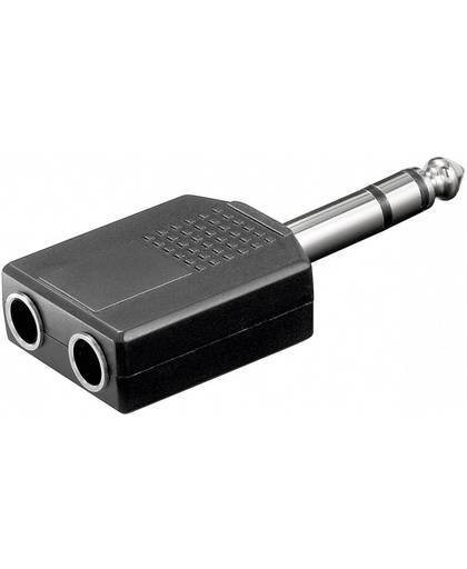 Electrovision 6,35mm Jack (m) - 2x 6,35mm Jack (v) stereo audio splitter