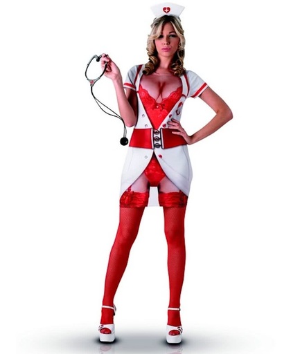 Sexy Verpleegster - Kostuum Volwassenen - Maat S - 34/36