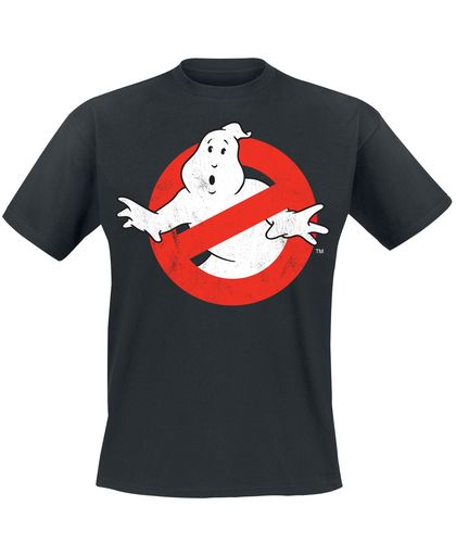 Ghostbusters Distressed Logo T-shirt zwart