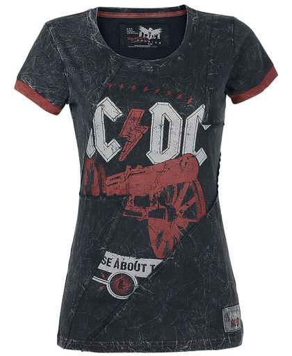 AC/DC EMP Signature Collection Girls shirt donkergrijs