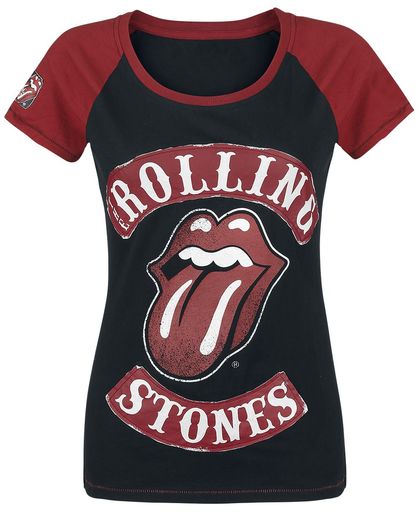 Rolling Stones, The EMP Signature Collection Girls shirt zwart-rood