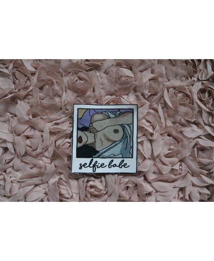 She's Lost Control Brand - Selfie Babe - Full Color Cotton Patch - Stofapplicatie