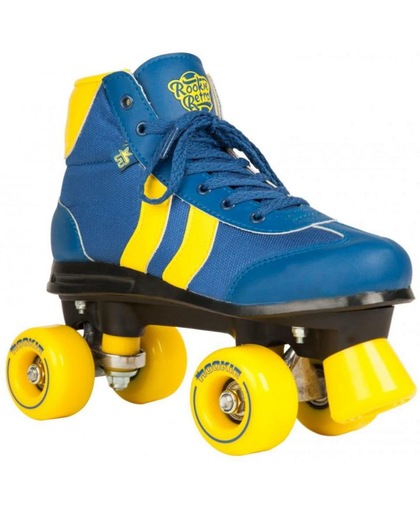Rookie Retro V2 Rolschaatsen - Kinderen - blauw/geel - Maat 42