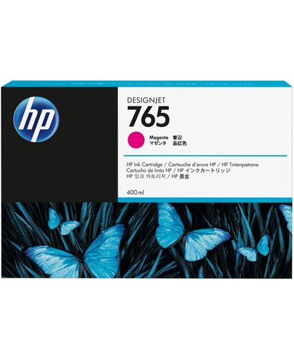 HP 765 magenta DesignJet , 400 ml inktcartridge