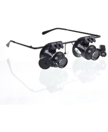 Loepbril LED Verlichting - Loeplamp Vergrootglas / Loep Bril Met Lamp - Loupebril