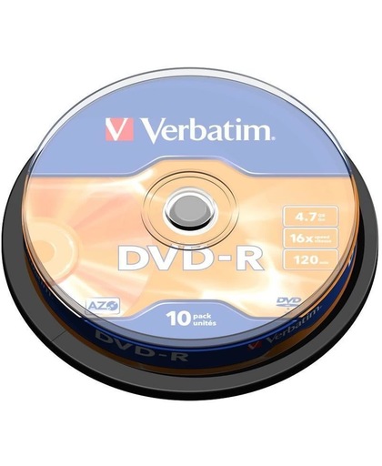 Verbatim DVD-R Matt Silver 4.7GB DVD-R 10stuk(s)
