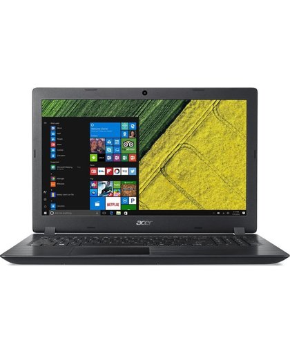 Acer Aspire A315-51-32BN Zwart Notebook 39,6 cm (15.6") 1920 x 1080 Pixels 2,00 GHz Zesde generatie Intel® Core™ i3 i3-6006U