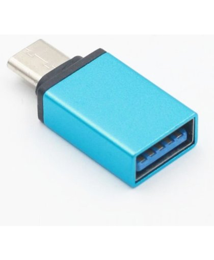 Coretek USB-C naar USB adapter - USB3.0 / blauw
