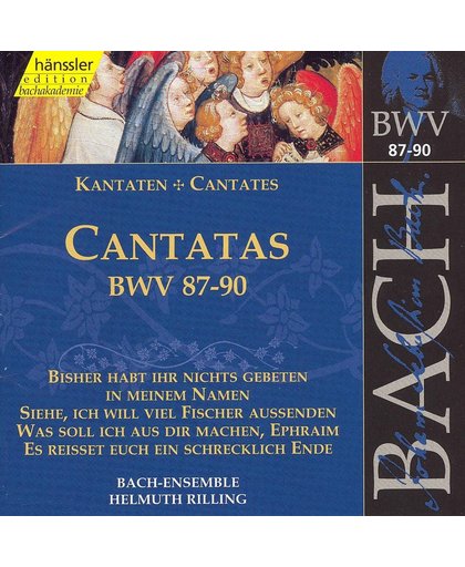 Edition Bachakademie Vol 28 - Church Cantatas BWV 87-90