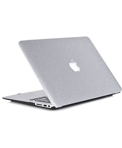 Lunso - glitter hardcase hoes - MacBook Pro Retina 13 inch (2012-2015) - zilver