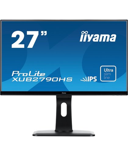 iiyama ProLite XUB2790HS-B1 27" Full HD LED Mat Flat Zwart computer monitor