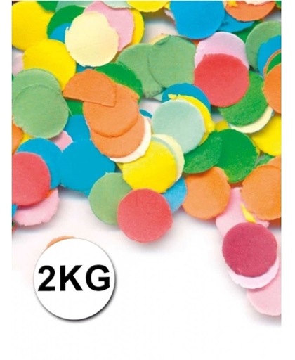 Luxe confetti 2 kilo multicolor brandvertragend