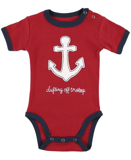 Lazy One Drifting Off To Sleep Romper rood-navy