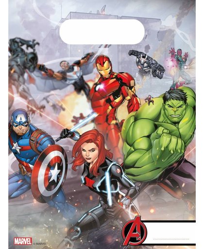 Avengers Uitdeelzakjes Mighty 6 stuks