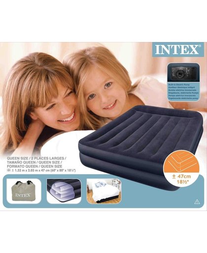 Intex 66720 Rising Comfort Pillow Rest Queen Size Luchtbed 152x203x42cm