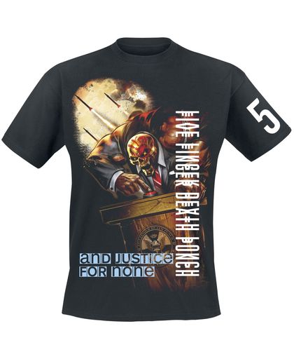 Five Finger Death Punch And justice for none T-shirt zwart