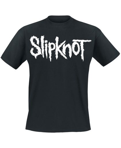 Slipknot White Logo T-shirt zwart