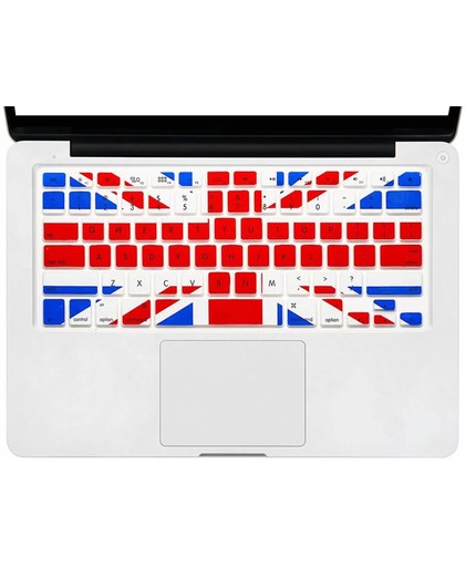 Xssive Toetsenbord cover voor MacBook 12 inch Retina - siliconen - Engelse Vlag - Internationale indeling