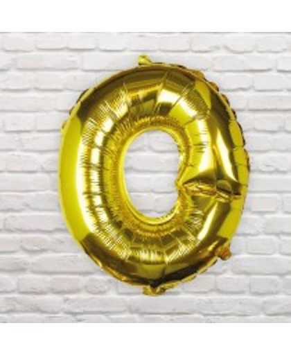 Balloon - Gold Foil Letter - O