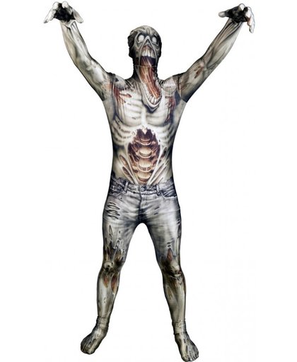 Morphsuits™ The Zombie Morphsuit - SecondSkin - Verkleedkleding - 185/206