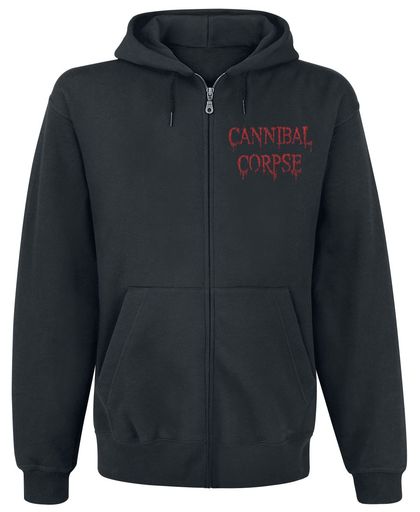 Cannibal Corpse Red Before Black Vest met capuchon zwart
