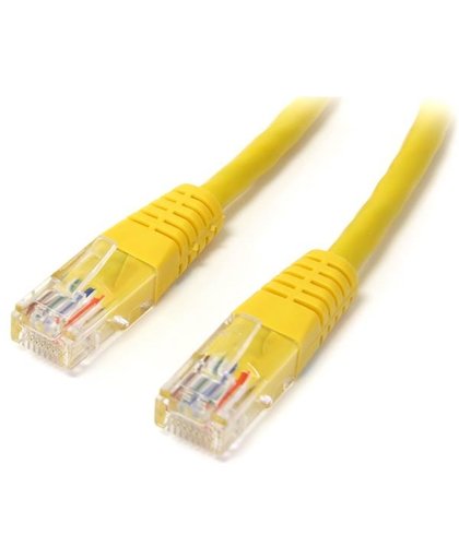 StarTech.com 2 ft Yellow Molded Category 5e (350 MHz) UTP Patch Cable 0.61m Geel netwerkkabel