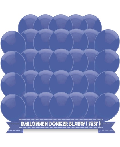 Set Ballonnen Donker Blauw (50ST)