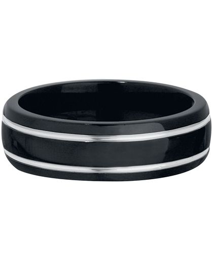 Black & Silver Titan Ring Ring st.