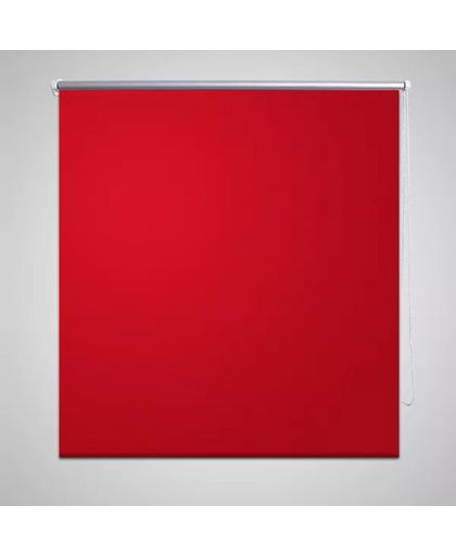 vidaXL - Rolgordijn (wonen) Rolgordijn verduisterend 40 x 100 cm - rood