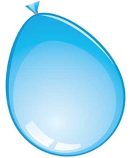 Ballonnen licht blauw (30cm, 50st)