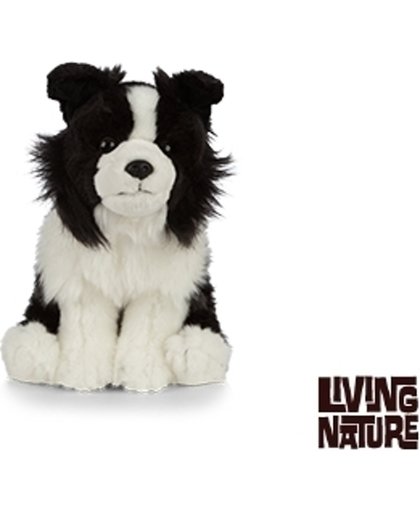Border Collie Knuffel, 24 cm, Living Nature