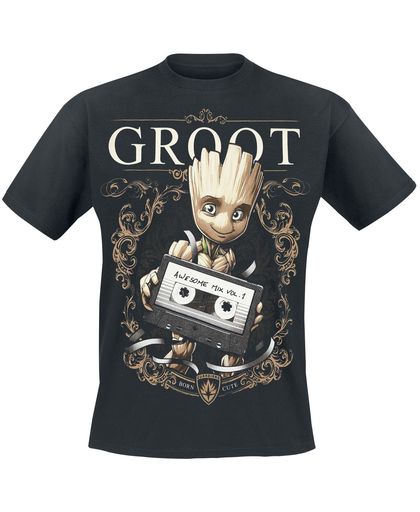 Guardians Of The Galaxy 2 - Groot Ornaments T-shirt zwart