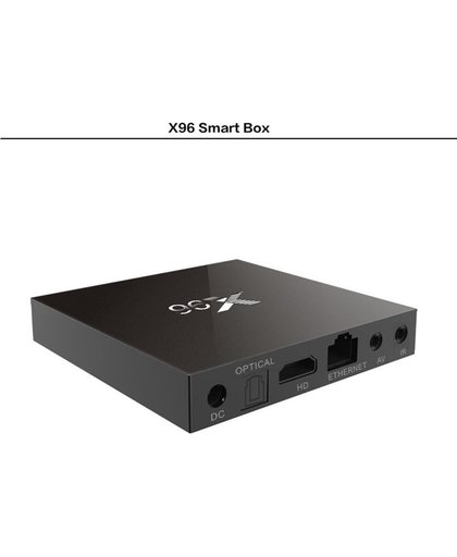 X96 Android Media TV Box Ultra HD 4K S905X Kodi 17.1 Android 6.0 - 1GB 8GB + GRATIS Rii i8 Wit draadloos toetsenbord