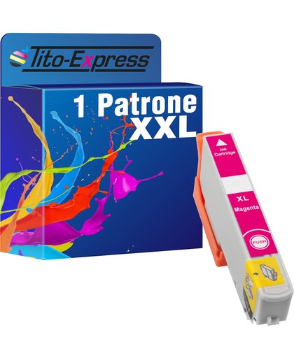 Tito-Express PlatinumSerie PlatinumSerie® 1 inktpatroon XL Compatibel voorEpson 33XL TE3363 Magenta Epson Expression Premium: XP-530 / XP-630 / XP-630 Series / XP-635 / XP-830