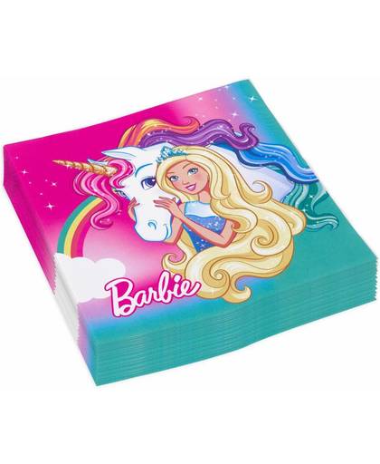 Barbie Servetten Dreamtopia 20 stuks