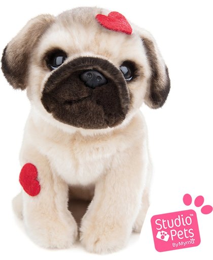 Snuggle - Studio Pets pluche Mopshond puppy